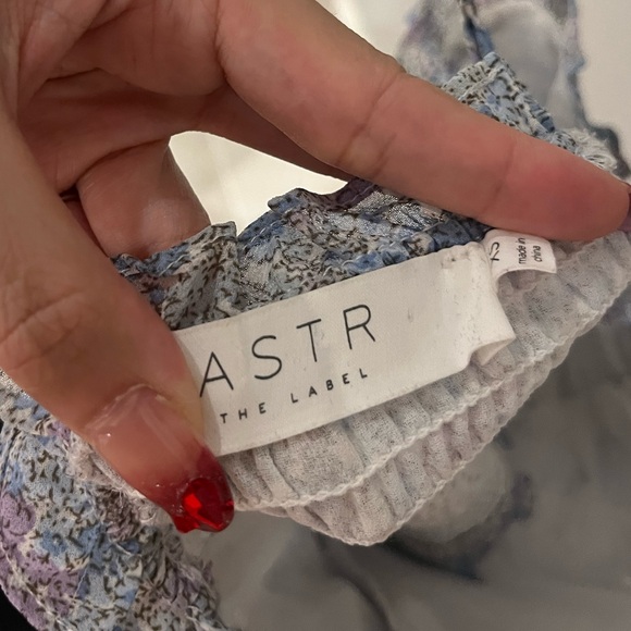 floral corset style ruched top - Picture 6 of 6